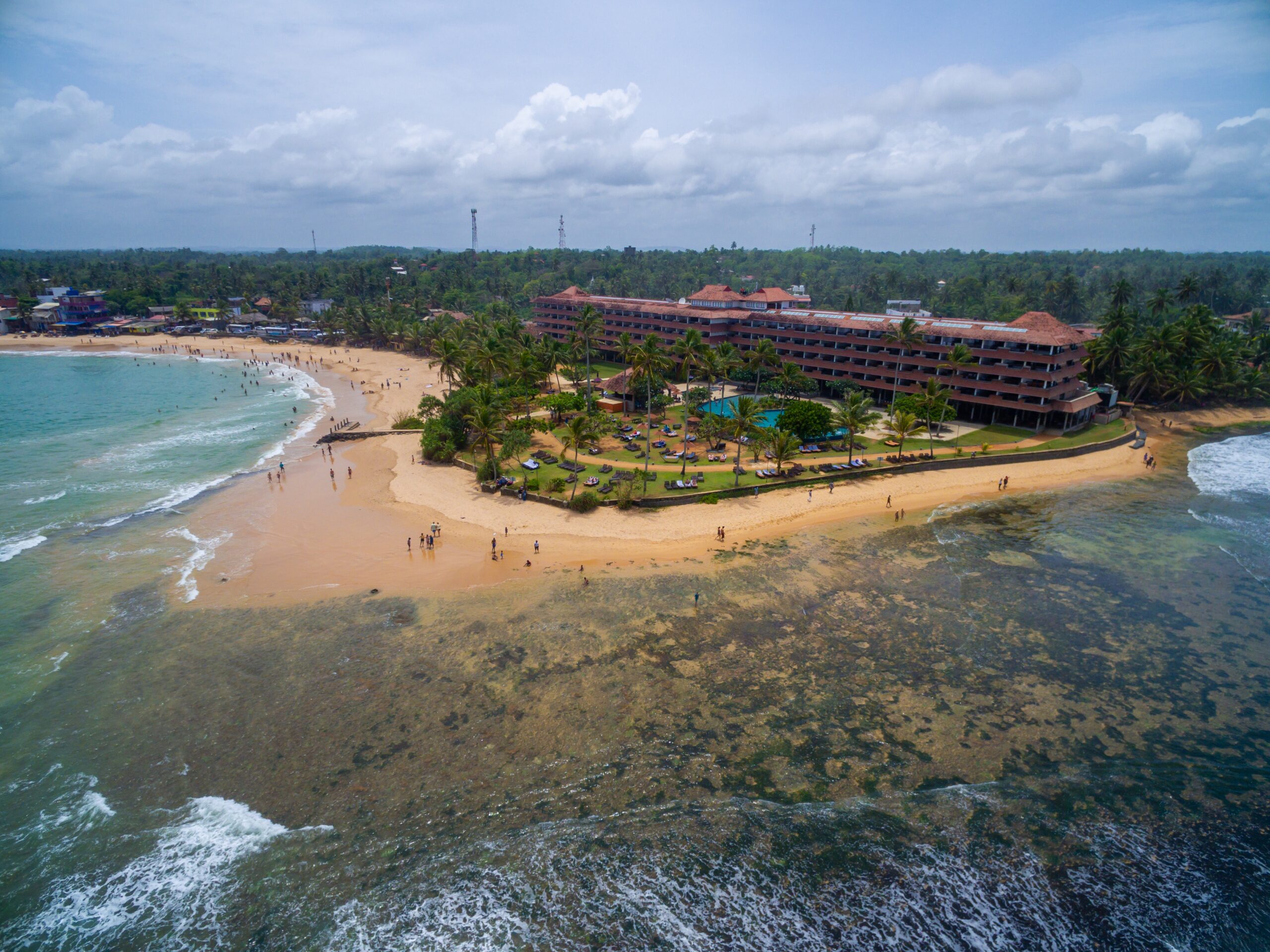 aerial shot tropical beach sri lanka perfect family vacation scaled